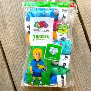 Fruit of the loom boys size 2t-3t